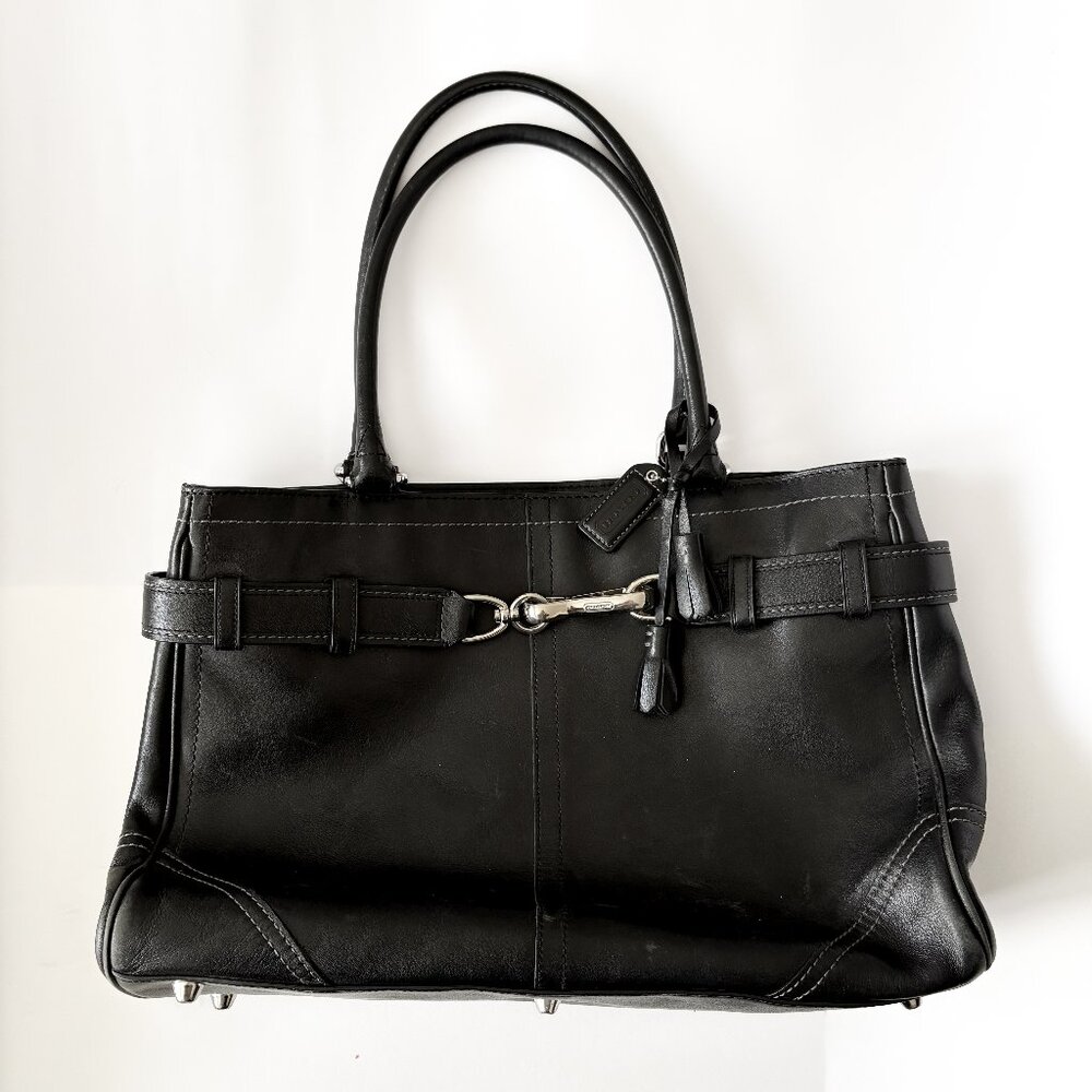 ❌SOLD❌ Vintage Coach Smooth Leather Shoulder Bag - Picture 1 of 7